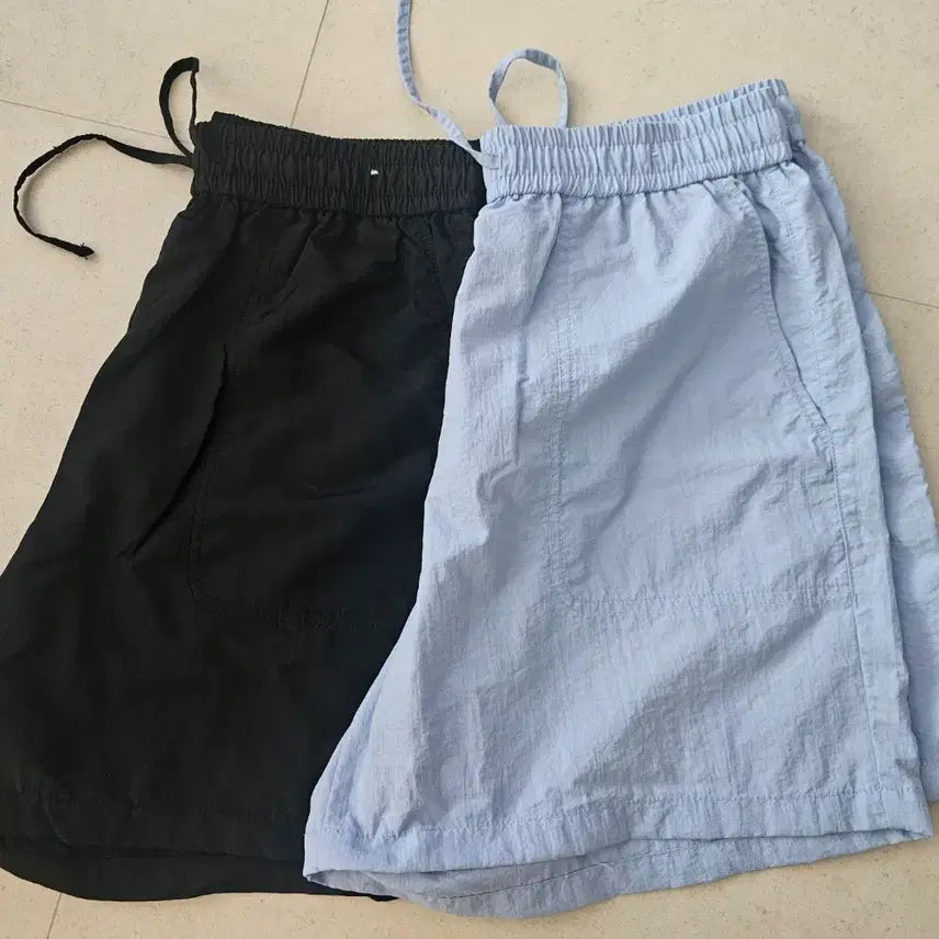 [BUNJANG] TOPTEN 2-Pack Shorts (Black, Sky Blue) / 탑텐 반바지2종