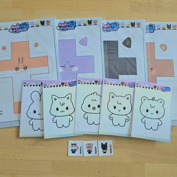 [BUNJANG] Ateez ANITEEZ Sticker Set / set 애니티즈 띠부씰 에이티즈 ateez aniteez