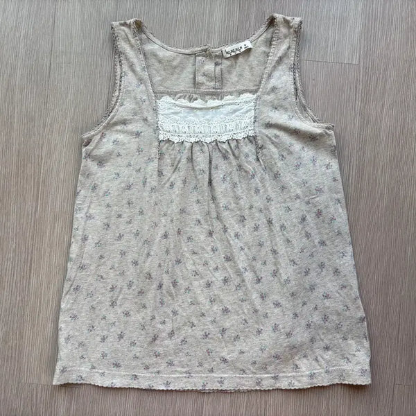 [BUNJANG] SM2 Floral Camisole with Embroidered Outerwear / sm2잔꽃 모리 나시+sm2아우터