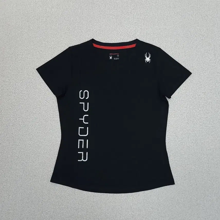 [BUNJANG] Spider Women's Short Sleeve T-Shirt Black / (S)스파이더 여성 반팔 티셔츠 블랙 운동 여름 스포츠 W4794