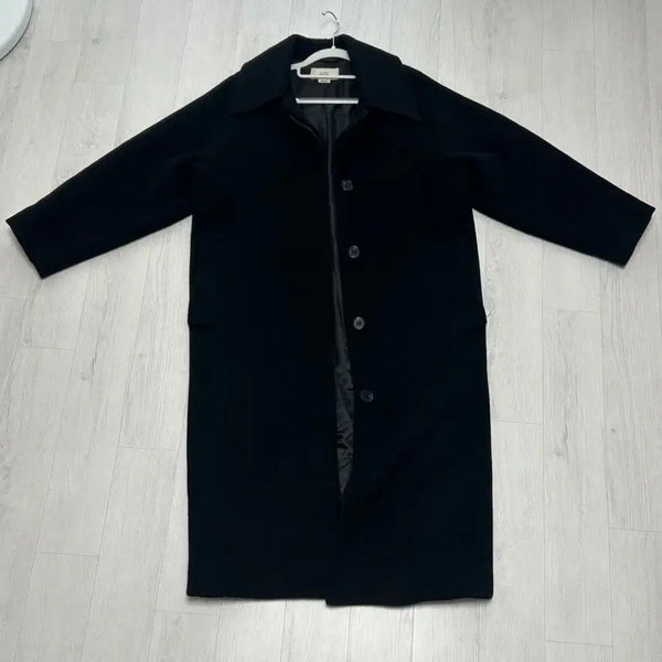 [BUNJANG] Oro Woolrich Overfit Coat Black S / 오로 울리치 오버핏 코트 블랙 s