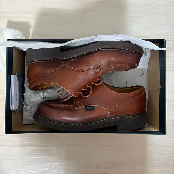 [BUNJANG] Paraboot Chambord Maroon UK 6 (250mm) / [UK 6] 파라부트 샴보드 마룬