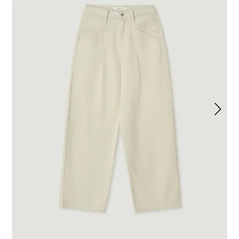 [BUNJANG] Mango Please Zeta Pintuck Jean Light Beige / 망고매니플리즈 제타 핀턱 진 라이트 베이지