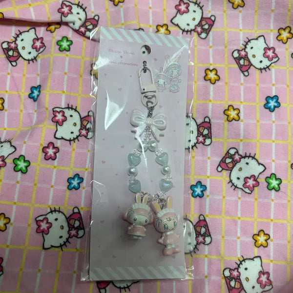 [BUNJANG] Mezzo Piano Sanrio Collaboration My Melody Keyring / 산리오 콜라보 메쪼피아노 메조피아노 마이멜로디 키링