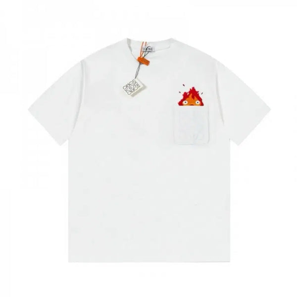 [BUNJANG] Loewe Howl's Moving Castle Graphic T-Shirt White / 로에베 하울의 움직이는 성 반팔티 화이트