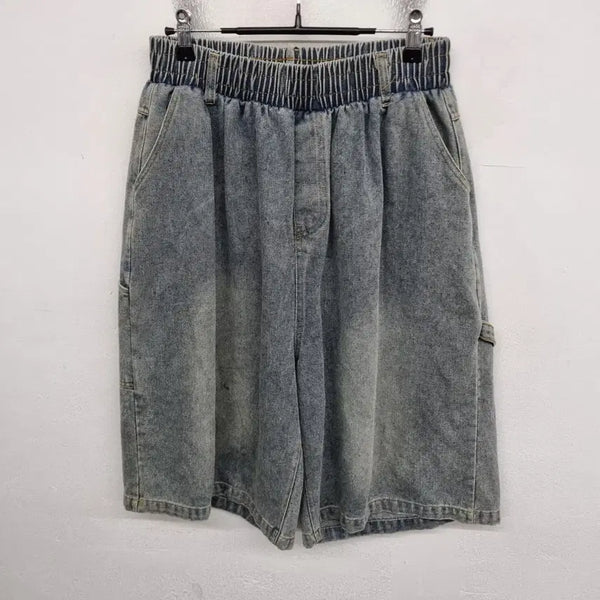 [BUNJANG] Bimono Denim Carpenter Bermuda Shorts / [100/L] 바이모노 데님 카펜터 버뮤다 반바지