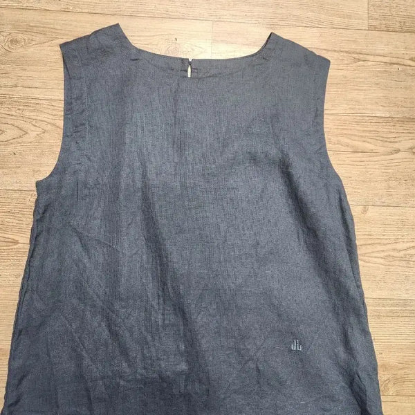 [BUNJANG] J by Manasi Sleeveless Linen T-shirt / 지바이마나시