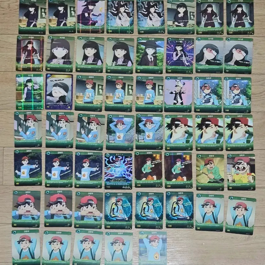 [BUNJANG] Shinbi Apartment Gaeun & Hyunwoo Card Bundle Set / 신비아파트 가은, 현우 카드 일괄 판매합니다