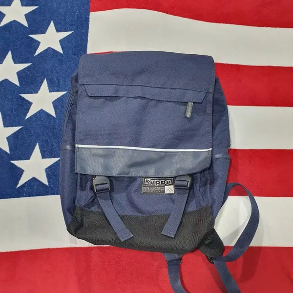 [BUNJANG] Kappa Navy Backpack / 카파 네이비 백팩