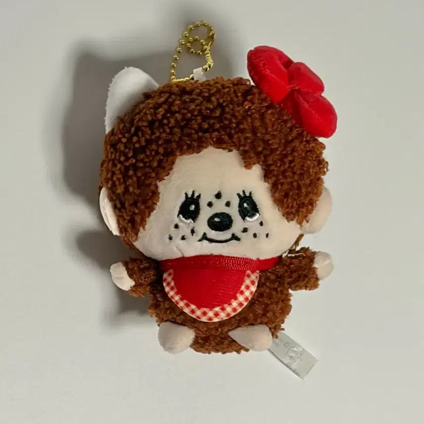 [BUNJANG] Monchhichi Hello Kitty Collaboration Mascot Keychain / 일본 몬치치 헬로키티 콜라보 마스코트 키링