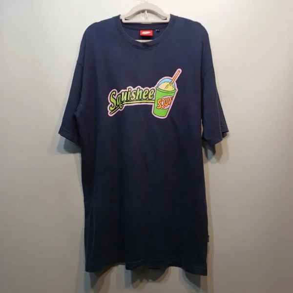 [BUNJANG] Navy Squeegee Graphic Short-Sleeve T-Shirt Size 105 / 네이비색 스퀴지 그래픽 반팔 티셔츠105사이즈     680011