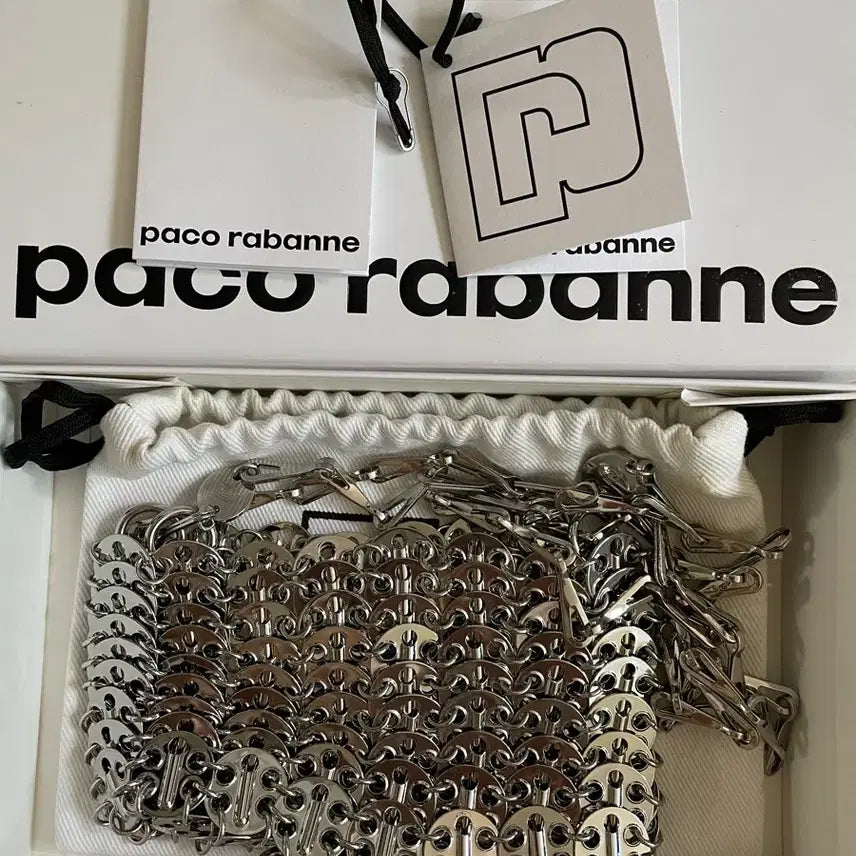 [BUNJANG] Paco Rabanne Nano Iconic 1969 Shoulder Bag Silver / 파코라반 나노 아이코닉 1969 실버(최종가)