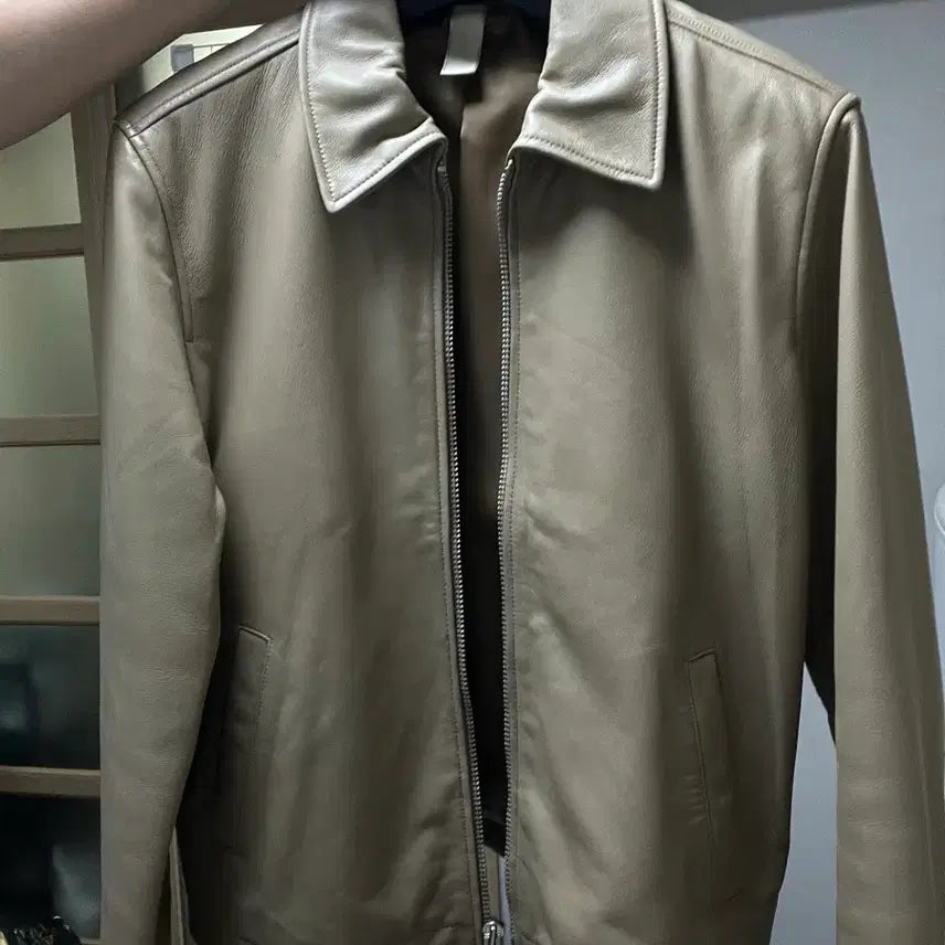 [BUNJANG] Sunflower Lambskin Leather Jacket Size 52 (105) / 선플라워 양가죽자켓 52 (105)