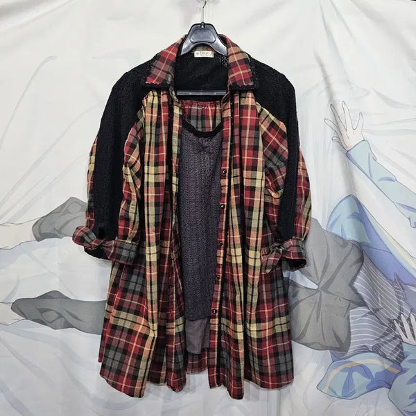 [BUNJANG] axes femme Check Pattern Dress Vest Set / axes femme  엑세스팜 체크 바선생