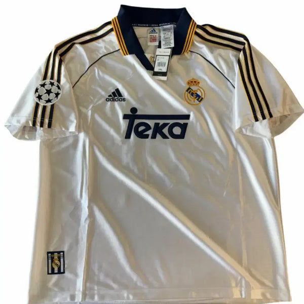 [BUNJANG] Real Madrid 99-00 Adidas Football Jersey XL Roberto Carlos / 레알마드리드 99-00 아디다스 축구 유니폼 xl 카를로스 마킹 제품