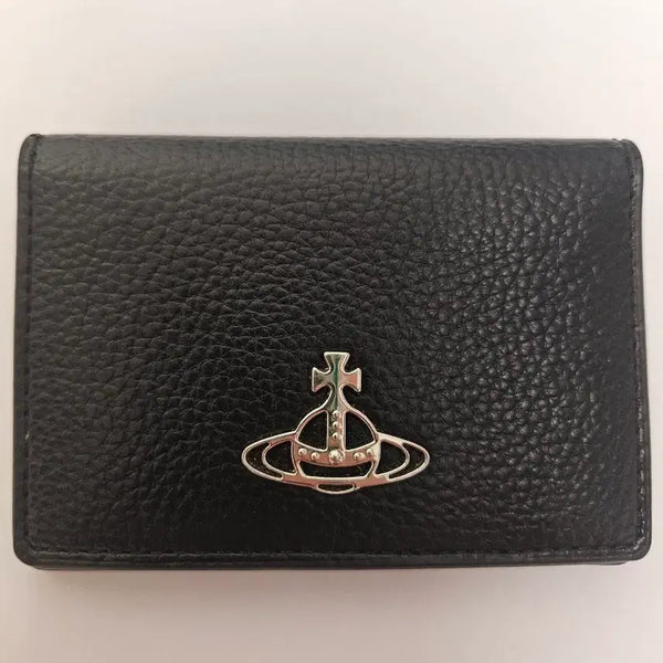[BUNJANG] Vivienne Westwood Leather Card Wallet Black / 비비안웨스트우드 카드지갑 블랙