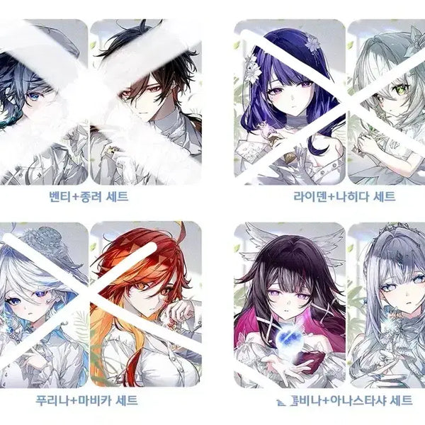 [BUNJANG] Genshin Impact 8th Sin Core Photocard Set by Kkpar (Raiden, Nahida, Furina, Columbina, Anastasia, Venti) / 8서코 ㄲㅍㄹ 님 꽈당큐 원신 8신 코어 포카 포토카드 라이덴 나히다 푸리나 마비카 콜롬비나 아나스타샤 벤티 세트 원가 양도