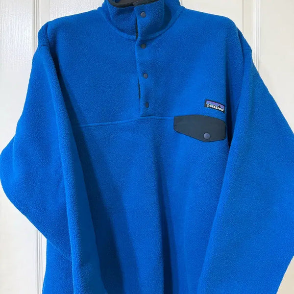 [BUNJANG] Patagonia Synchilla Fleece Snap-T Blue / 파타고니아 신칠라 플리스 후리스 블루