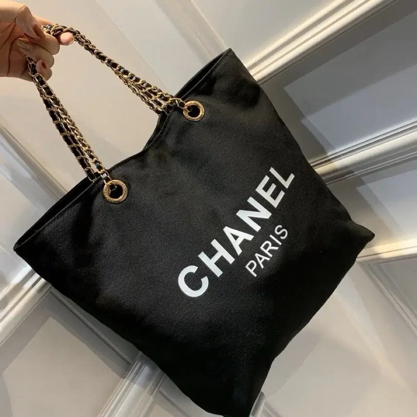 [BUNJANG] Chanel Beauty Black Chain Bag / 샤넬 뷰티 블랙 체인백
