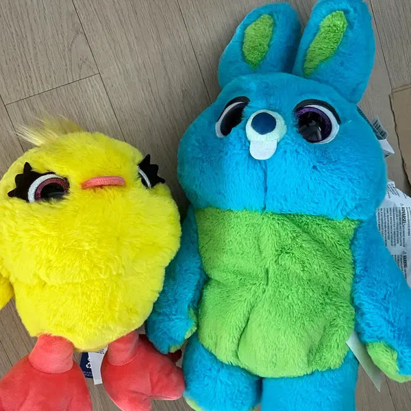 [BUNJANG] Disney Pixar Toy Story Duckey & Bunny Plush Set / 토이스토리  더키 버니 봉제인형 일괄 세트