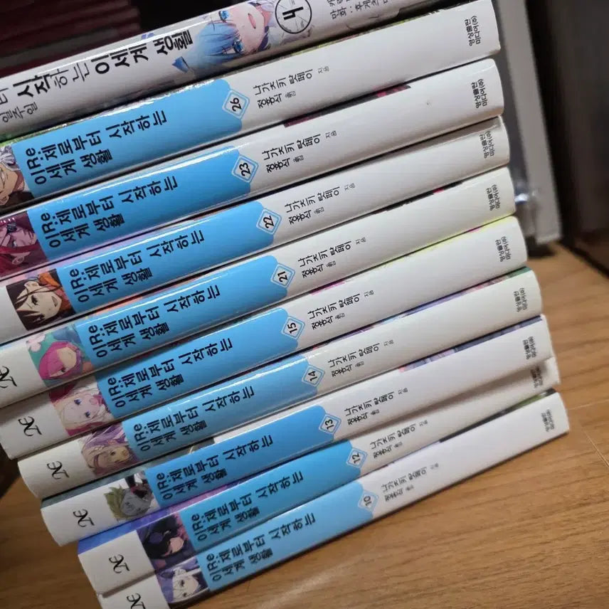[BUNJANG] Re:Zero Light Novels (Various Volumes) / 리제로 소설 여러권 팝니다.