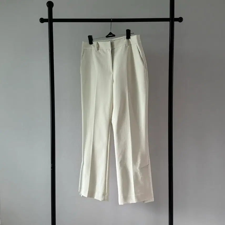 [BUNJANG] Sandro 21FW Wide Leg Slacks Ivory / 21년 산드로 sandro 와이드 슬랙스 아이보리