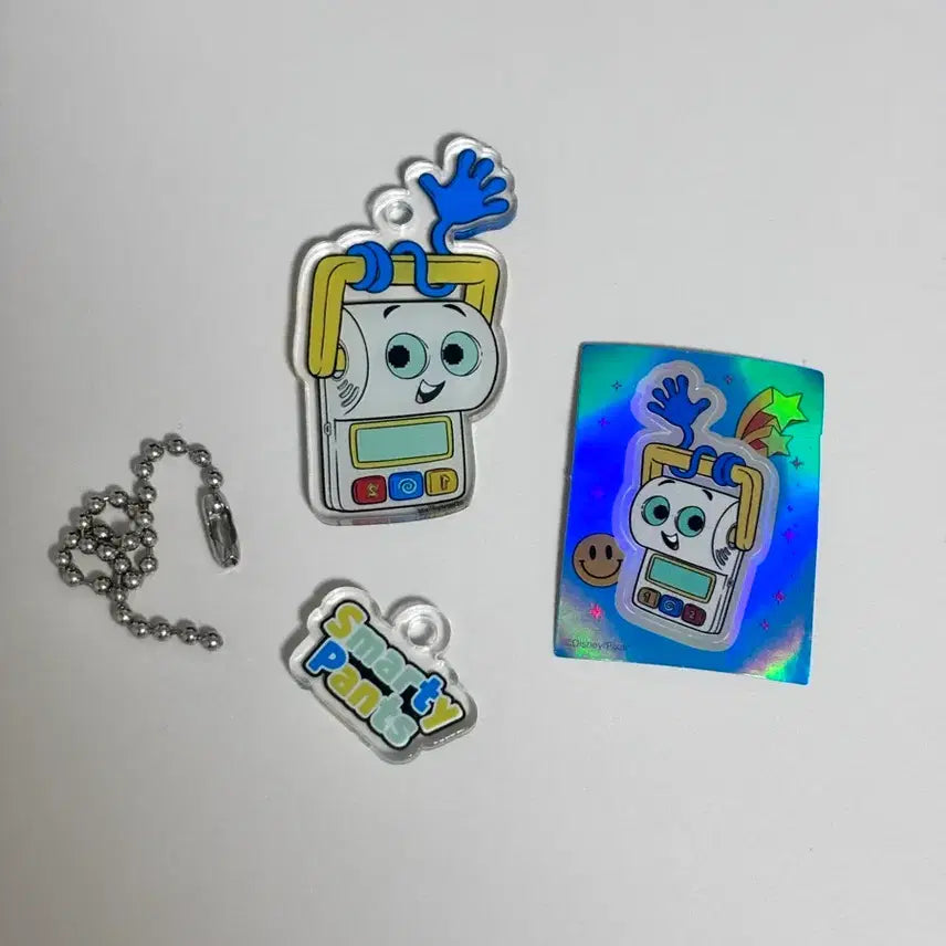 [BUNJANG] Secret Toy Story Smarty Pants Keychain Sticker / 시크릿 토이스토리 스마티팬츠 키링 스티커