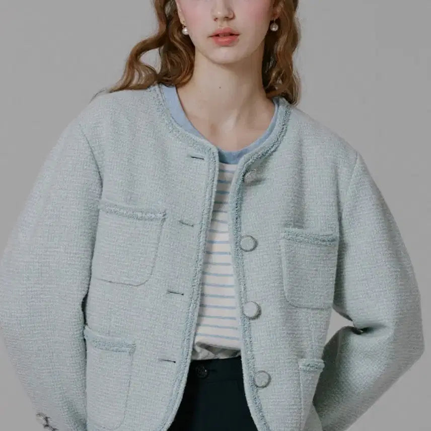 [BUNJANG] B Vocca Beca Tweed Jacket / 보카바카 트위드 자켓(정가 268,000원)