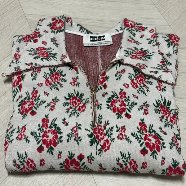 [BUNJANG] eenk Flower Pattern Knit Sweater / eenk 잉크 니트(새상품)