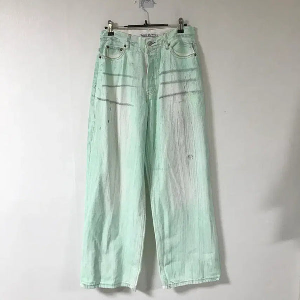 [BUNJANG] Acne Studios 1981M Traffic Mint Denim Jeans / 아크네스튜디오 1981M트래픽민트데님M호호상점