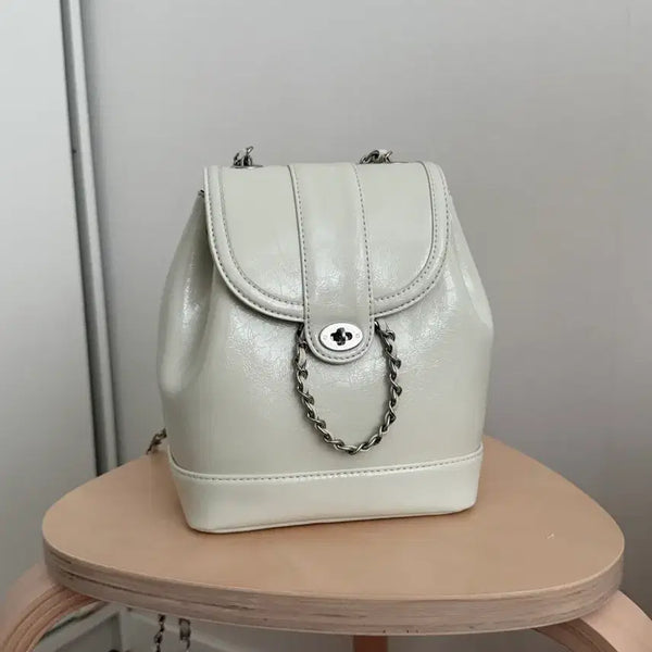 [BUNJANG] Cardinal Red Howa Bag White / 카디널레드 하우아백 화이트