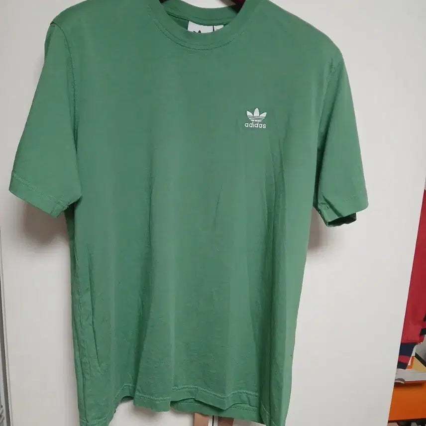 [BUNJANG] Adidas Washed Green T-Shirt Size 100 / 아디다스 워싱 그린 반팔 100