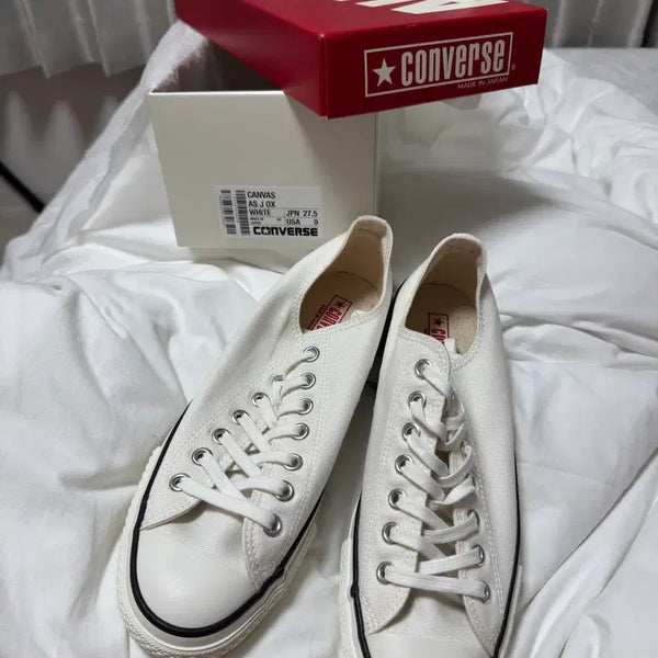 [BUNJANG] Converse Japan J.Ox White / 컨버스 재팬 제이옥스 화이트 275