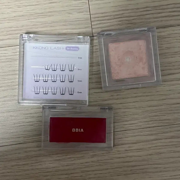 [BUNJANG] Bbia Downey Apple Blush & Clio Glitter Bundle Set / 일괄 화장품 이천원 판매 블러셔 글리터