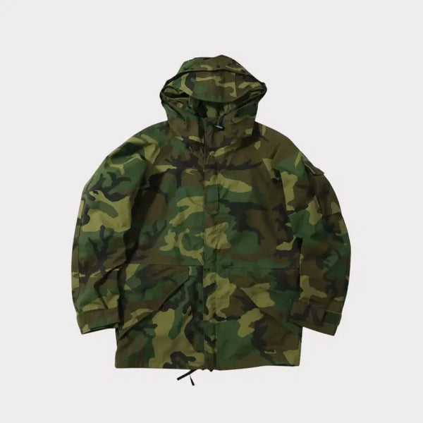 [BUNJANG] US Military ECWCS 1st Gen Woodland Gore-Tex Jacket / [S/R] 미군 ECWCS 1세대 우드랜드 고어텍스 자켓