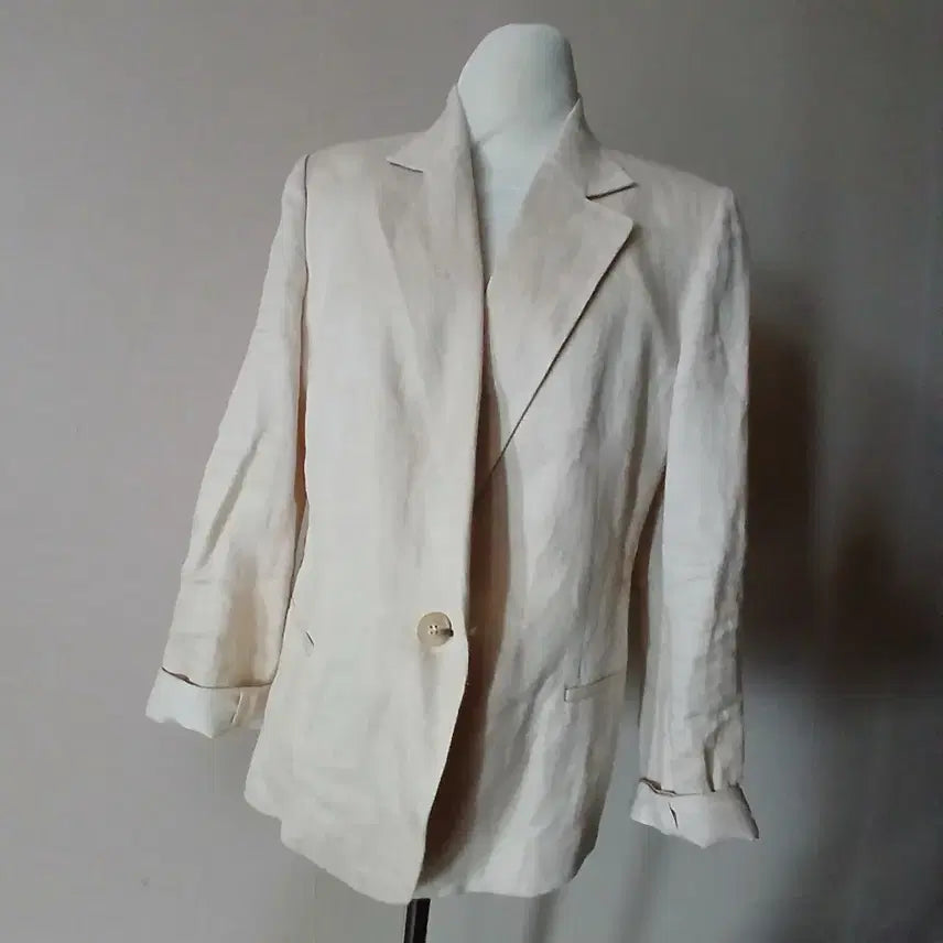 [BUNJANG] She's Made Linen 100% Jacket / 26-8 쿠즈탱 린넨 마100 자켓 66