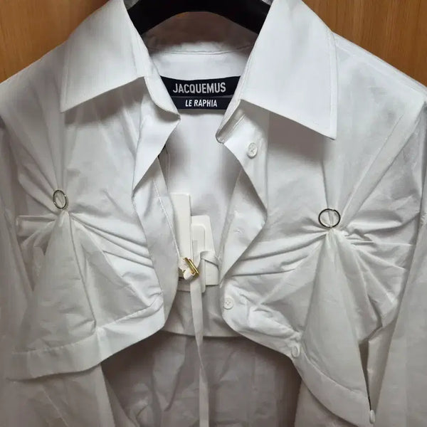 [BUNJANG] Jacquemus White Cotton Shirt / JACQUEMUS 화이트 셔츠 (새제품)