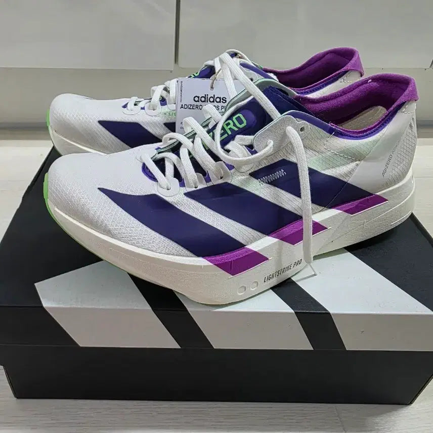 [BUNJANG] Adidas Adizero Pro 4 Carbon Running Shoes (255mm) - New / 새제품) 아디제로 프로4 카본러닝화 255사이즈
