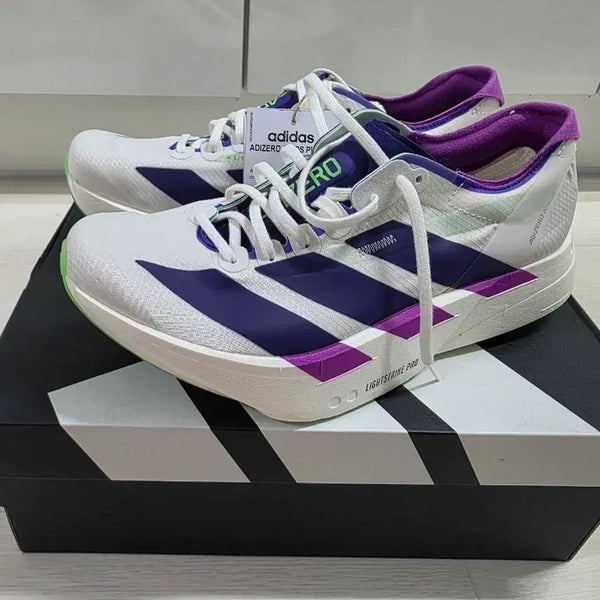 [BUNJANG] Adidas Adizero Pro 4 Carbon Running Shoes (255mm) - New / 새제품) 아디제로 프로4 카본러닝화 255사이즈