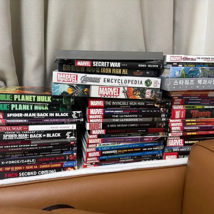 [BUNJANG] Hulk, Spider-Man, Iron Man, X-Men Graphic Novels Bundle Set / 그래픽노블 일괄 팝니다