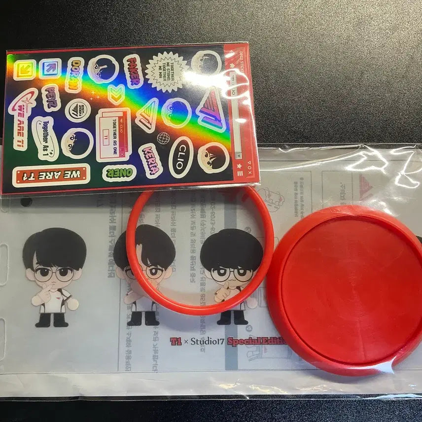 [BUNJANG] T1 ABLY Clio Brush Holder Sticker Bundle Set / T1 ABLY 티원 에이블리 클리오 브러쉬 홀더 스티커 일괄 양도 판매
