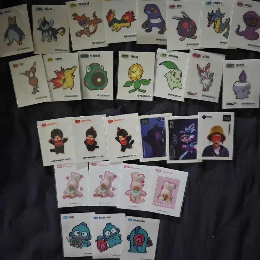 [BUNJANG] Various Character Stickers (Tti-bbu Seal) / 각종류 띠부씰