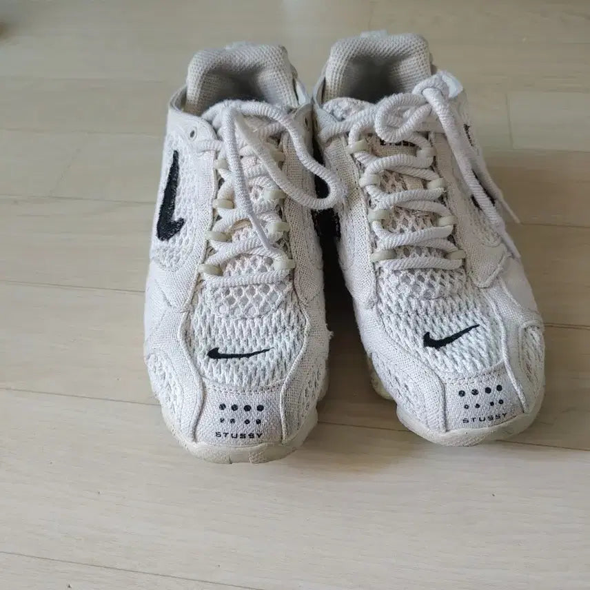 [BUNJANG] Nike x Stussy Air Zoom Spiridon Cage 2 Fossil (US 6.5) / 나이키 에어 줌 스피리돈 스투시 크림