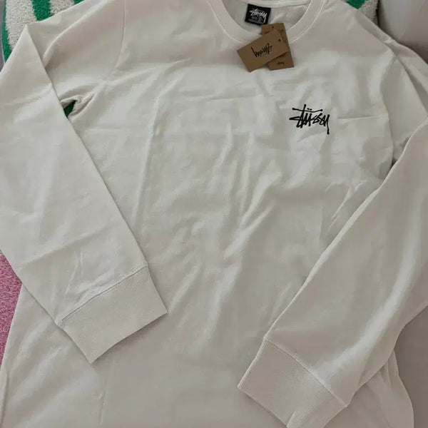 [BUNJANG] Stussy Basic Long Sleeve Natural Size S / 스투시 롱슬리브 베이직 S사이즈 네츄럴컬러