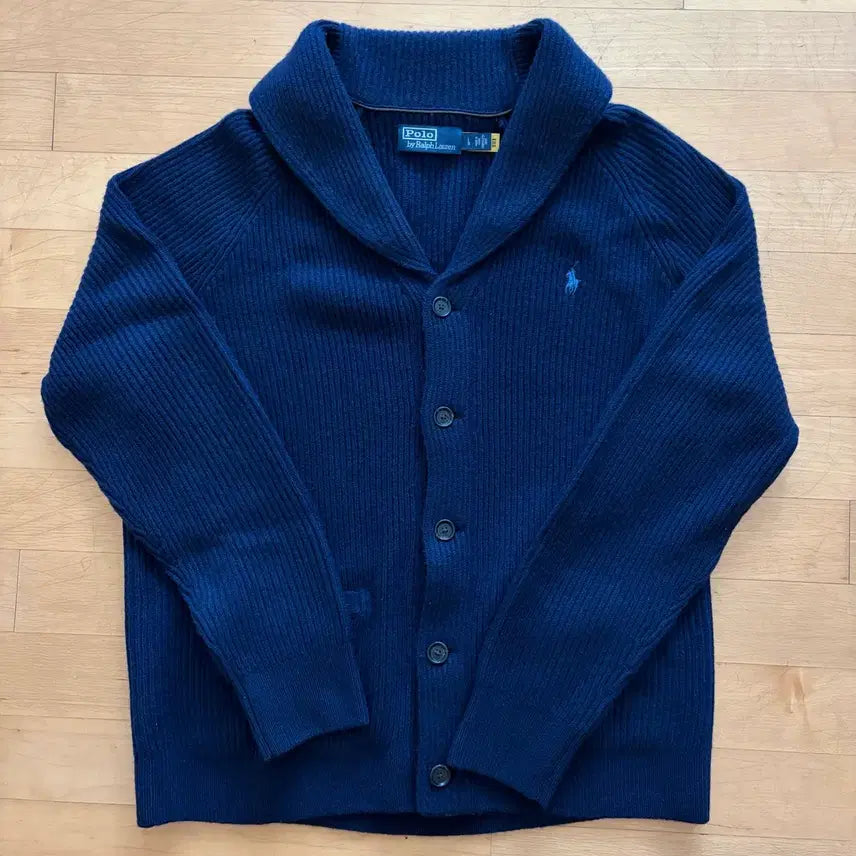 [BUNJANG] Polo Ralph Lauren Wool Shawl Collar Cardigan (L) / 폴로 랄프로렌 울 숄칼라 가디건(L)_민트급