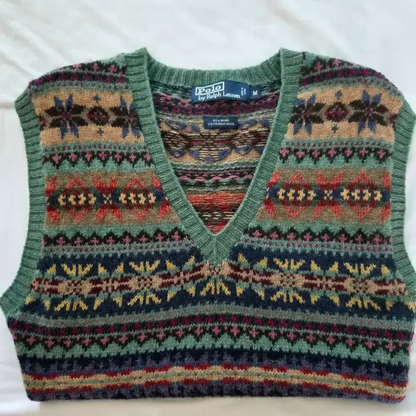[BUNJANG] Polo Ralph Lauren Fair Isle Vest / 폴로랄프로렌 페어아일베스트,페어아일조끼 판매합니다.