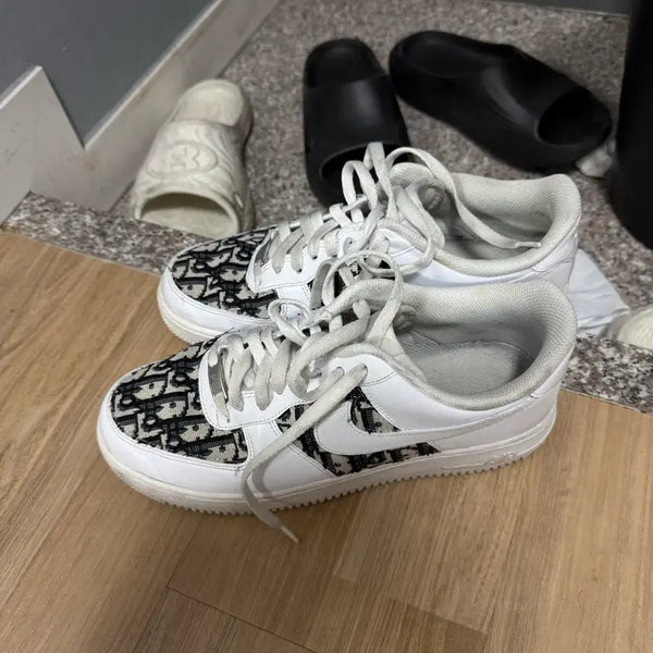 [BUNJANG] Nike Air Force 1 Dior Custom Sneakers / 나이키 에어포스 디올 커스텀