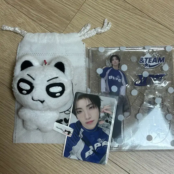 [BUNJANG] &TEAM Yuma 3rd Anniversary N-Day Photocard + Acrylic Stand + Cat Plush / 앤팀 &TEAM 유마 3주년 앤데이 포토카드+아크릴스탠드+냥데야넹
