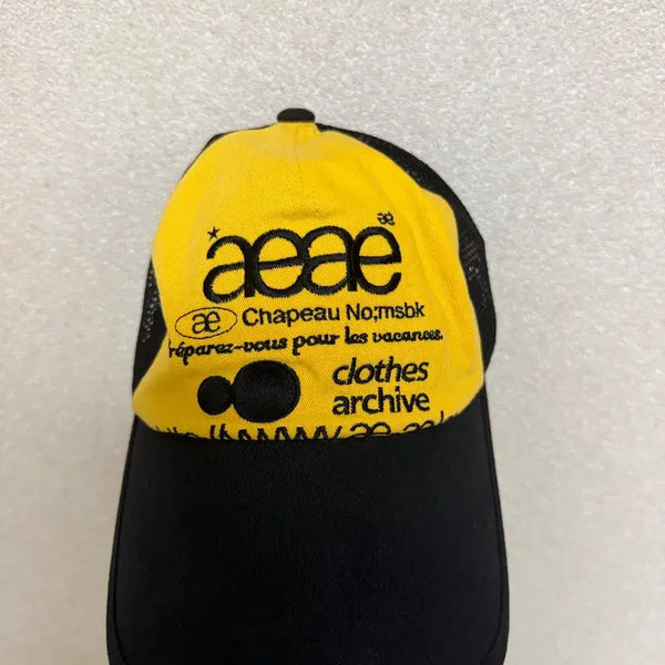 [BUNJANG] AEII Logo Print Baseball Cap / 에이이에이이 모자