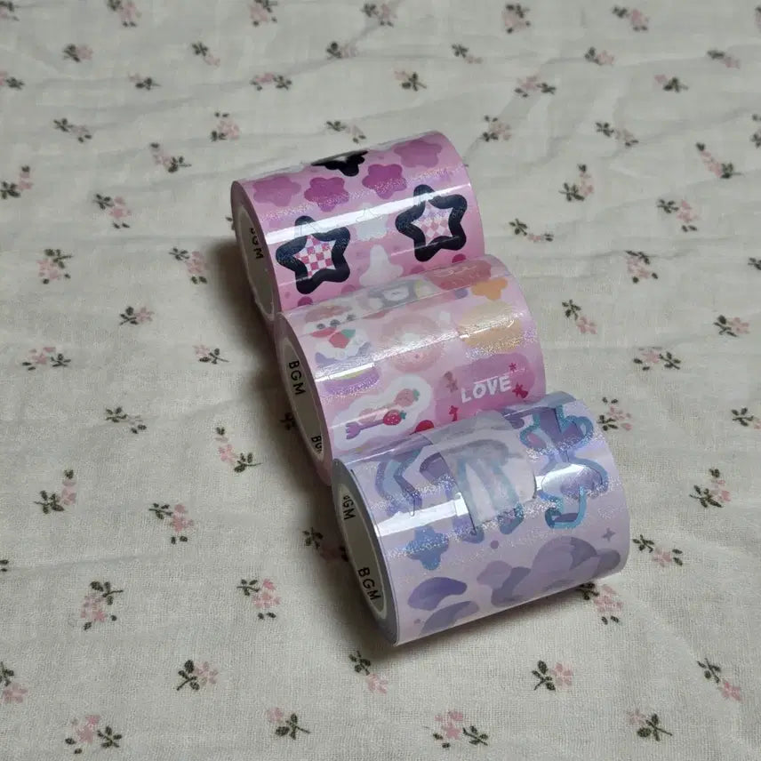 [BUNJANG] BGM Kiss Cut Masking Tape (3 Types) / BGM 키스컷 마스킹테이프 (3종)